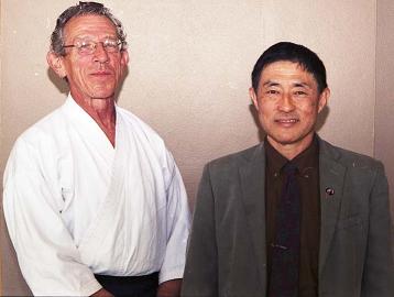 Robert Nadeau and Jack Wada at Doshu Seminar, March 2004